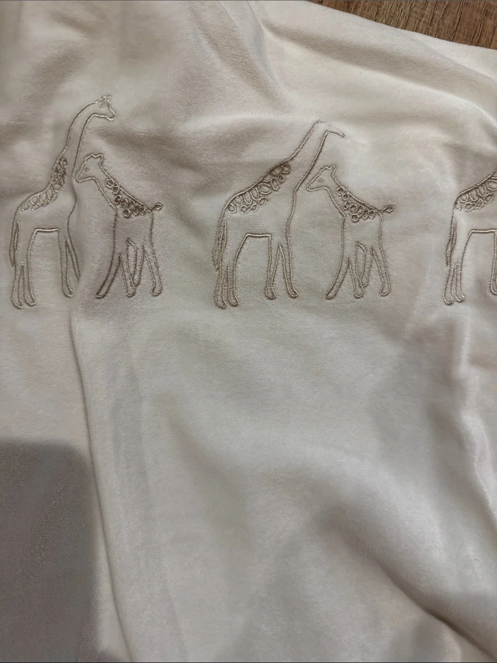 Cream With Giraffes and Light Gray Changing Pad Cover Set - Neutral Baby Items